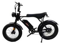 Vélo de montagne à pneus larges de 20 pouces, batterie au lithium 48V 500W 750W, acier central, étanche, pour adultes, fabrication de haute qualité