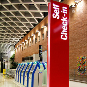 Servicio Profesional OEM para Señalización de Ubicación de Oficinas de Reclamación de Objetos y Estaciones de Policía, Señales Metálicas Direccional, Sistema de Señalización para Aeropuertos - Product Image 2