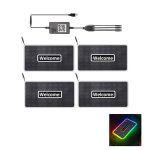 Superhelle 4-in-1 2-in-1 Multicolor Ambiente Auto Innenbeleuchtung mit App-Steuerung, Neuwertiger Zustand, Dekorative Autobeleuchtung - Product Image 1