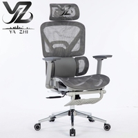 Chaise de bureau ergonomique en maille Yazhi avec base 5 étoiles et accoudoirs 3D - Chaise de bureau inclinable et réglable en hauteur pour la maison/le dortoir étudiant