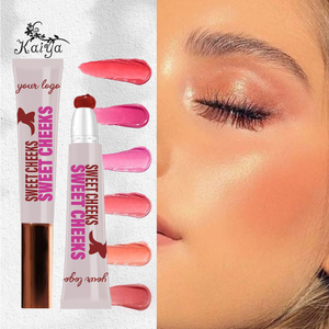 Vente en gros, couleur vive du visage, cosmétique, éclat sain, très pigmenté, rose, fard à joues, imperméable, Vegan, teinte, <span class=keywords><strong>crème</strong></span> liquide, Blush - Product Image 4