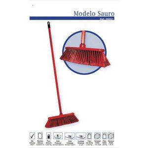 Testina per scopa Modelo Sauro Rossa 320x85x115 mm per Pulizie Interne - Product Image 2