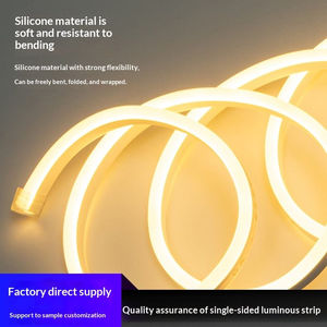 816 LED Silicone Neon Flex Strip <b>Light</b> 12V 24V IP65 Waterproof Flexible <b>Rope</b> <b>Light</b> for Outdoor Advertising Signage Wholesale - Product Image 4