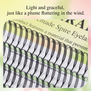 Pestañas Postizas <span class=keywords><strong>NAGARAKU</strong></span> Narrow Premade Spire, Efecto Anime, Suaves y Esponjosas, Extensiones de Pestañas con Efecto de Pluma - Product Image 4