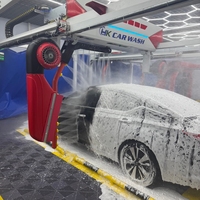Mini-station de lavage automobile industrielle avec système de circulation d'eau en acier inoxydable et contrôle à distance électrique pour diagnostic de pannes