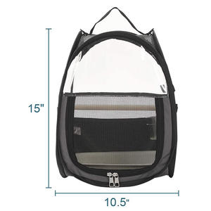 Grosir Kustom Ringan Kandang Perjalanan Burung Tas Pembawa Hewan Peliharaan Tas Kandang Burung Bernapas dengan Bertengger - Product Image 5