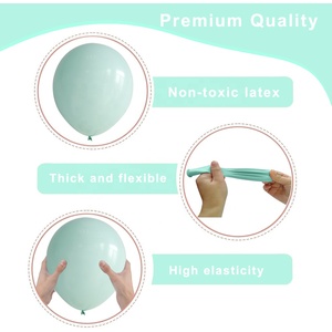 Decorazioni per Feste <span class=keywords><strong>a</strong></span> Tema Battesimo e Baby Shower, Palloncini in Lattice Pastello da 12 Pollici Riempiti ad Aria o Elio per Bambini e Bambine - Product Image 6