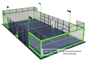 Façade en verre feuilleté SGP renforcé à la chaleur de 12mm Mur en verre feuilleté trempé avec prix d'usine - Product Image 2