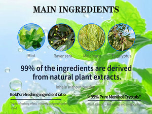 Inhalateur nasal en plastique PP noir à extrémité unique avec mèches en coton, parfum menthe poivrée et géranium pour une haleine fraîche - Product Image 4