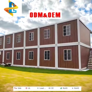 Maison modulaire intégrée et mobile en acier coloré, protection incendie, isolation thermique, conception de logement de chantier 1 - Product Image 1