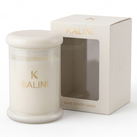 Vases à bougies vides personnalisables en gros avec logo, emballage de décoration de mariage, coupelles à bougies rondes en verre avec boîte