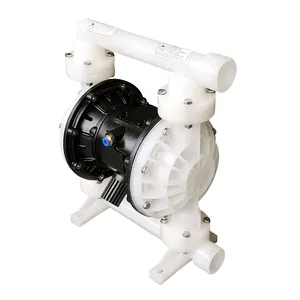 QBY-40 Air Operated Double Diaphragm Pump 1" QBK PP 140L/min Diaphragm Optional for Chemical Industrial Water Treatment