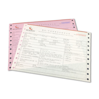Facture pro forma autocopiante continue NCR pour hôtel avec série Papier personnalisé écologique 7.5 "par 11" Perfed avec 1 col et 2 rangées