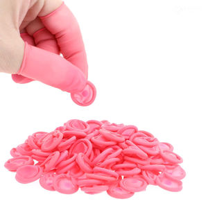 Esd Antistatisch Versus Handschoenen Groot Formaat Blauw Flossen Latex Vingerbedjes - Product Image 2