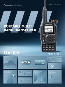 QUANSHENG UV-K5 Ricetrasmettitore Portatile Multibanda a Lungo Raggio AM/FM UHF VHF 2026 Nuovo Modello - Product Image 6