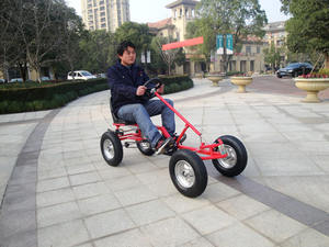 Groot Vierwielig Vouwfietspark Sightseeing Ouderen Hometrainer En Kart - Product Image 5