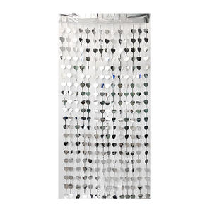 Saint-Valentin 2m rouge et rose pêche coeur porte rideau <span class=keywords><strong>lumineux</strong></span> pluie rideau <span class=keywords><strong>mariage</strong></span> Confession accessoires fête décorations murales - Product Image 4