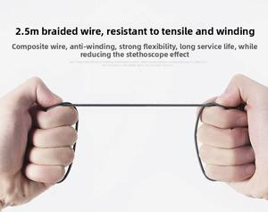 Casque de jeu filaire OEM supra-auriculaire stéréo avec microphone dynamique pour <span class=keywords><strong>PS4</strong></span>, Xbox, PC – Son Hi-Fi basses profondes, contrôle tactile, AAC - Product Image 6