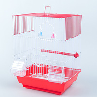 Vente en gros d'usine, cage à oiseaux ronde en fer de haute qualité, luxueuse, pour perroquets et canaris