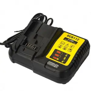 Cargador de batería de rocío DCB112 para iones de litio, herramientas eléctricas de 10,8 V, 12V, 14,4 V, 18V y 20V, taladros inalámbricos, cargador de batería DCB140