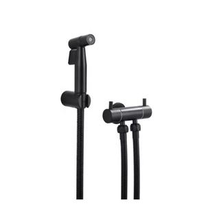 Douchette WC portable noire de haute qualité en acier inoxydable 304 pour bidets, pour rinçage de salle de bain - Product Image 2