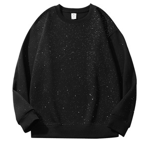 Sweat-shirt à capuche unisexe en strass, pull scintillant pour homme, idéal pour les soirées en club - Product Image 2