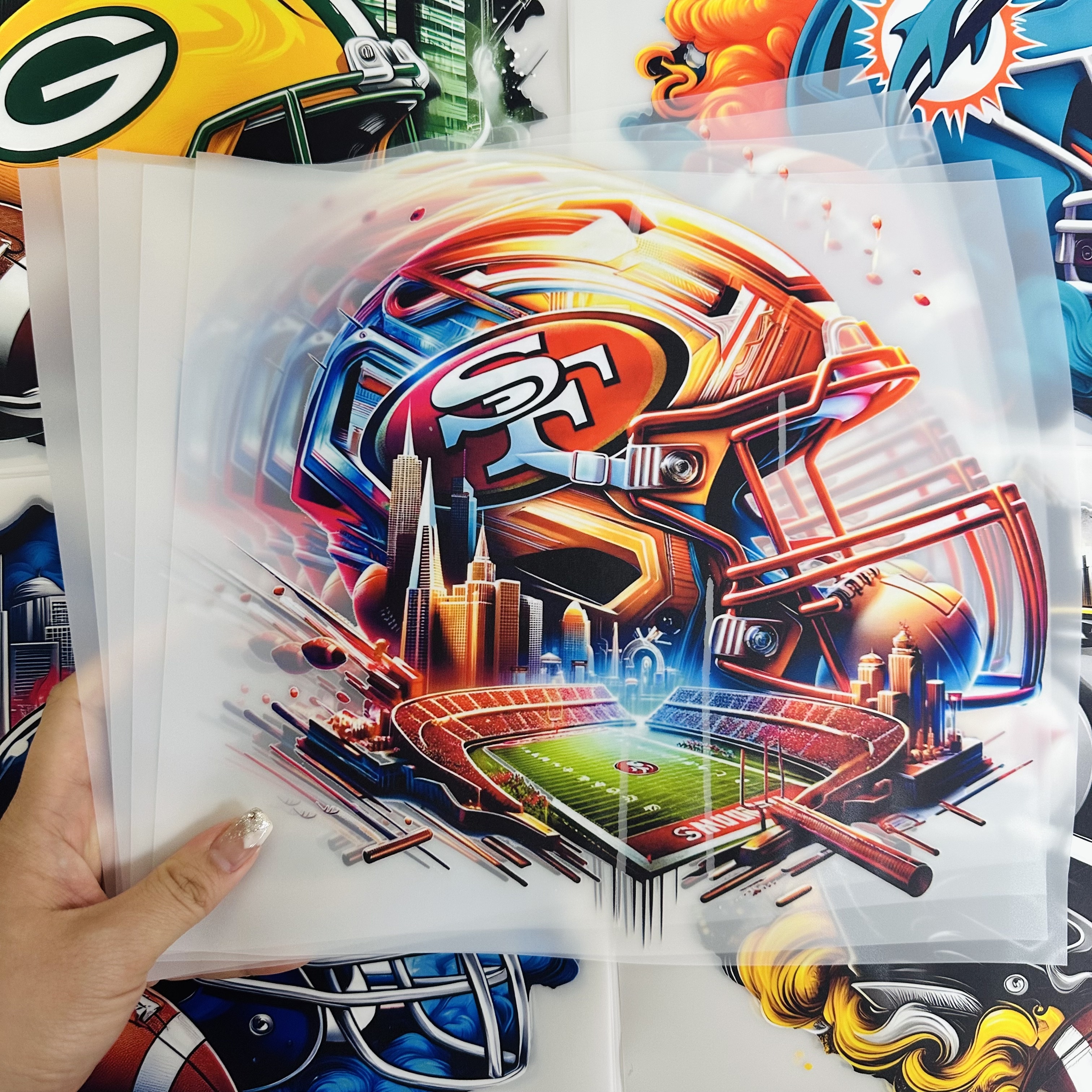 Manufacturer Wholesale Customize for Transfers for Shirts High Quality Plastisol Heat Transfer Printing Waterproof Durable