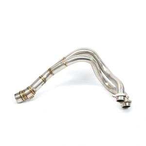 Tubo de Escape para Motocicleta Kawasaki Ninja650/z650/<span class=keywords><strong>ER6N</strong></span>/6F/Versys650, Sección Delantera de Acero Inoxidable <span class=keywords><strong>Azul</strong></span> - Product Image 5