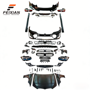 Kit de Carrocería Estilo G20 LCI para BMW Serie 3 F30 2013-2018 320i 325i, Faros Delanteros, Parachoques, Guardabarros, Capó, Modificación 3S, Facelift - Product Image 2