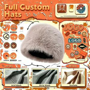Chapeau d'hiver pour <span class=keywords><strong>femme</strong></span>, nouveau style, épais et chaud, en fausse fourrure, avec cache-oreilles à motif écossais, brodé à la main, style mongol - Product Image 4