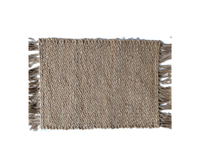 Ofertas de relámpagos hechos a mano, alfombra tejida a mano gruesa resistente y duradera, Alfombra de yute ecológica, excelente manera de agregar estilo