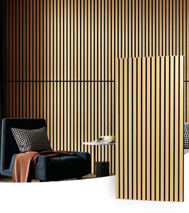 <span class=keywords><strong>Pannelli</strong></span> Acustici in Doghe <span class=keywords><strong>di</strong></span> <span class=keywords><strong>Legno</strong></span> MDF, Design Moderno, Insonorizzanti, Impiallacciati, <span class=keywords><strong>con</strong></span> Vantaggio Acustico - Product Image 2