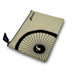 Swivs <b>Toiletry</b> Bag Canvas Off White Large Capacity Business Travel <b>Storage</b> Bag - Product Image 5