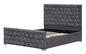 Châu Âu-Thực Hiện Hiện Đại Giường Mềm Mại Với cao-Bạc Đầu Giường Vải Chất Lượng Cao Bảng Điều Chỉnh Gỗ Phong Cách - Product Image 6