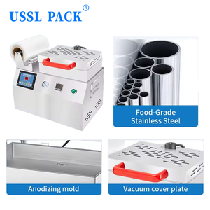 Máquina Selladora de Bandejas al Vacío de Grado Comercial ZKTP-260 para Empacar Bandejas de Alimentos Automáticamente, Ideal para Carne Fresca, Mariscos y Comidas Preparadas - Product Image 5