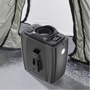 Nouveaux ventilateurs portables rechargeables 2025 à 5 vitesses pour bureau, ventilateur de taille 10000 mAh avec lumière LED - Product Image 4