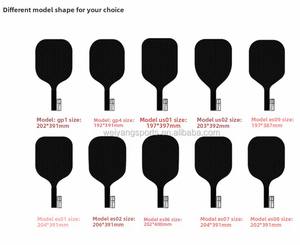 Raquette de pickleball <span class=keywords><strong>Joola</strong></span> personnalisée en fibre de carbone avec logo OEM, thermoformée, approuvée USAPA, produit de divertissement sportif, noyau en mousse - Product Image 3
