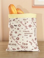 Sac de conservation du lait maternel en lin réutilisable et biodégradable, ensemble de cuisine, utilisation en voyage, qualité alimentaire, double couche de cire d'abeille, 34x45cm