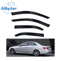 Aibyiar fábrica de alta calidad 4 Uds 2010-2016 Mercedes Benz Clase E sedán protector de lluvia visera acrílico deflectores de coche para