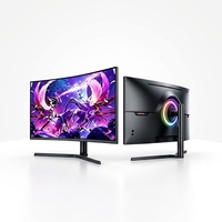 Moniteur de jeu incurvé 27 pouces R1500, dalle VA, FHD 1080P, 240Hz, rétroéclairage RVB, écran d'ordinateur de bureau pour jeux