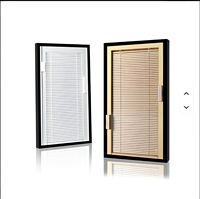 Volets de fenêtre avec stores intégrés, contrôle de la confidentialité, anti-éblouissement, taille personnalisée pour villa moderne, dressing, fenêtre, porte, projet