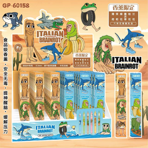 पेन ब्लाइंड बॉक्स लैब्बो कैस्केबरा स्टेशनरी-टैच को एम्बेड किया ब्लैक छात्र तटस्थ पेन ऑफिस हस्ताक्षर बॉलपॉइंट पेन स्टेशनरी स्कूल - Product Image 3