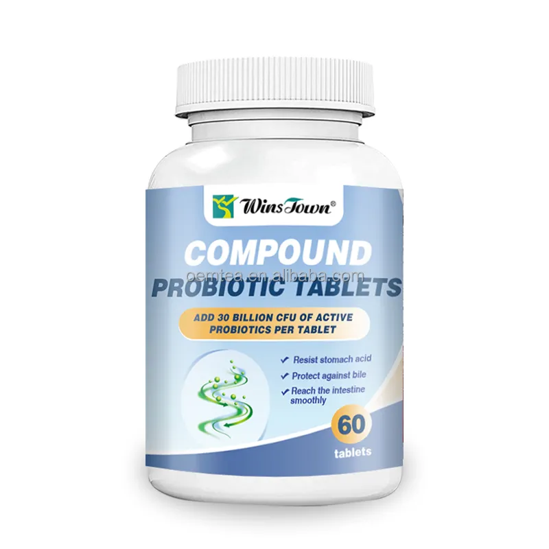 Comprimidos probióticos para mulheres vitamina C vitamina B comprimidos pílulas bióticas saúde suplemento alimentar