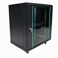 Armoire réseau 12U 19 pouces en acier laminé à froid, rack de serveur mural, boîtier pour équipement de données, fabrication OEM personnalisée