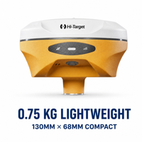 Récepteur GNSS RTK Hi-Target V500 avec 1408 canaux, précision au centimètre près, station mobile et station de base