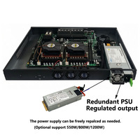 Appareil de sécurité réseau 1U en rack Intel Xeon E5 V3 V4 8x10G SFP+ 16x2.5G RJ45 VPN IDS IPS pour Campus IDC Edge PfSense