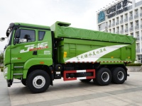 Camion benne basculante FAW JH6 6X4 375HP avec moteur Weichai et transmission rapide pour le transport routier et minier, vert