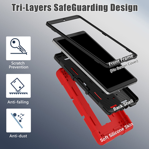 Funda de silicona resistente para Lenovo Tab <span class=keywords><strong>M8</strong></span> 4.ª generación 2023 TB-300FU TB-300XU, diseño de robot, con soporte integrado en la parte posterior - Product Image 6