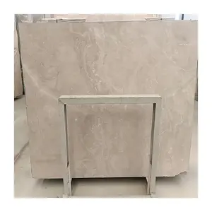 100% piedra natural pura piedra Beige Kari Bingyu mármol se puede imprimir o tallar con la pared exterior del salón religioso