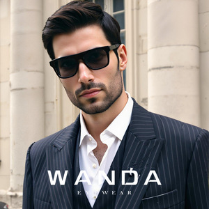 Lunettes de soleil polarisées Wanda S34210 UV400, monture TR90, verres TAC, style urbain pour homme, protection solaire, voyage, cyclisme, conduite - Product Image 1